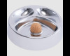 Lucienne Mirror Silver Metal 2 Pipe Ashtray